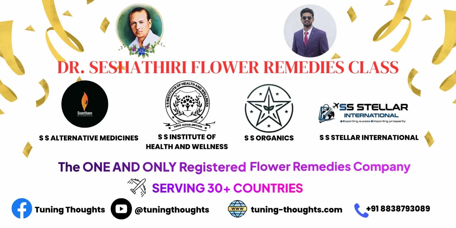 Welcome to Dr. S. Seshathiri Flower Remedies Class — Saantham Educational Trust